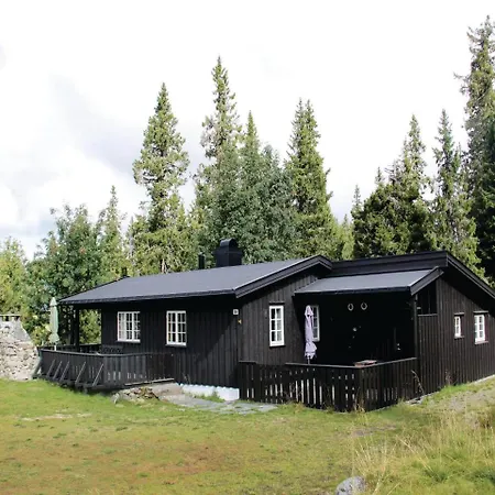 Stunning Home In Sjusjoen With Kitchen Exterior photo